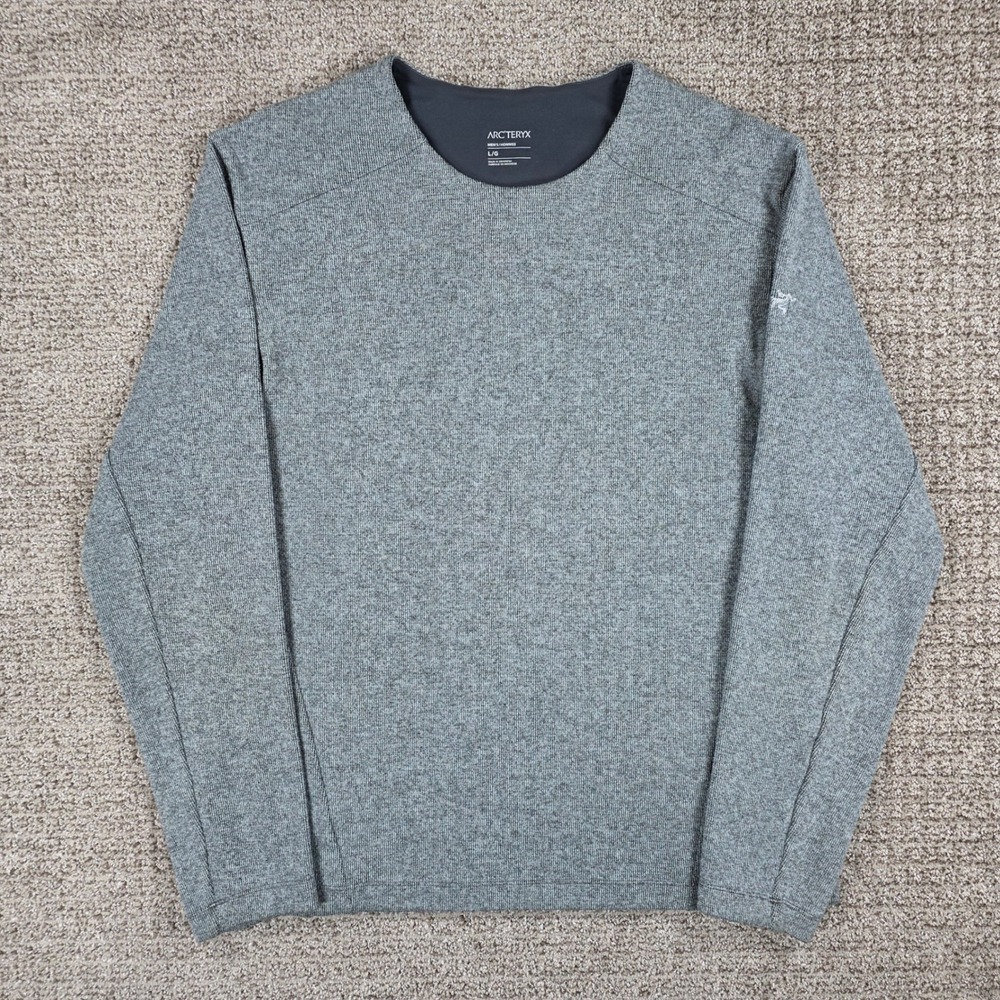 Arcteryx Mens Covert LT Pullover Crew Neck Sweatshirt Gray Size Large